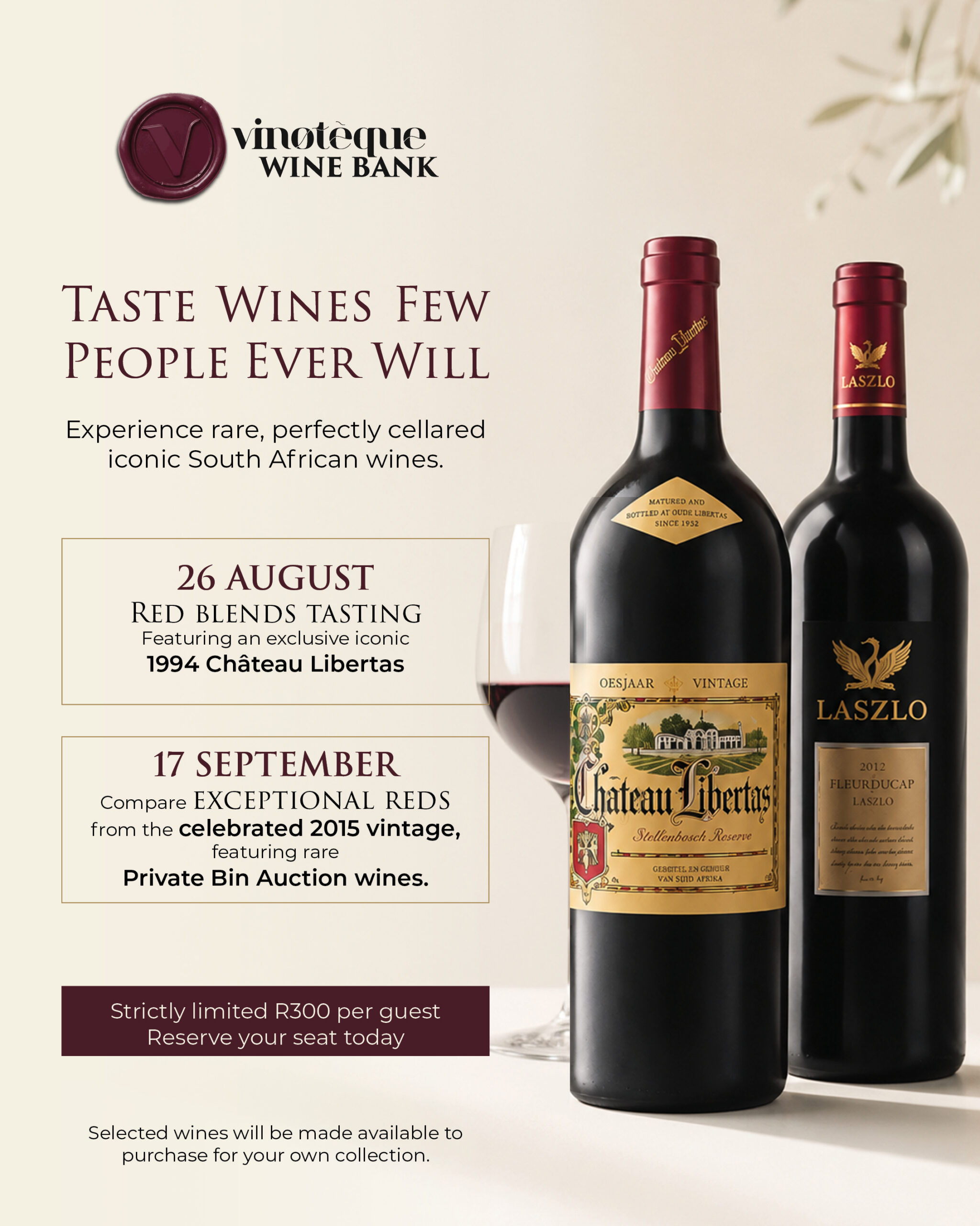 Vinoteque Wine Bank Tastings